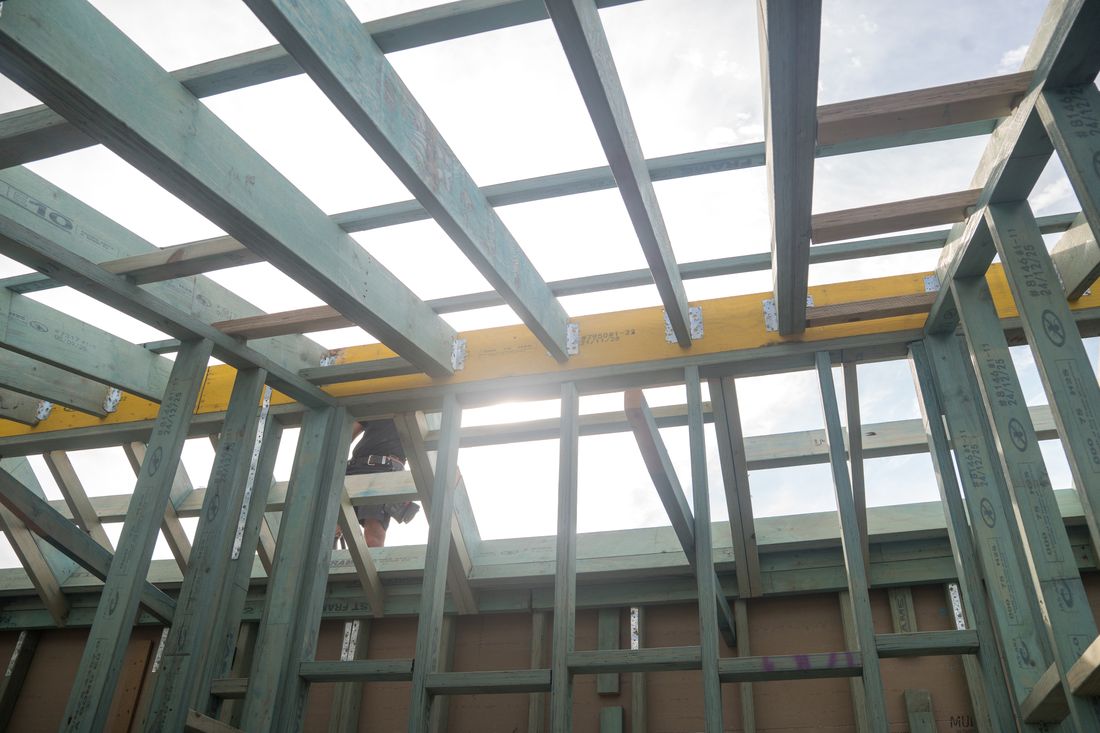 Bondi Beach extension framing, photo 14